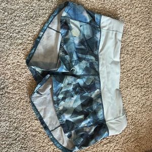 Rare Lululemon Speed Up Blue Shorts